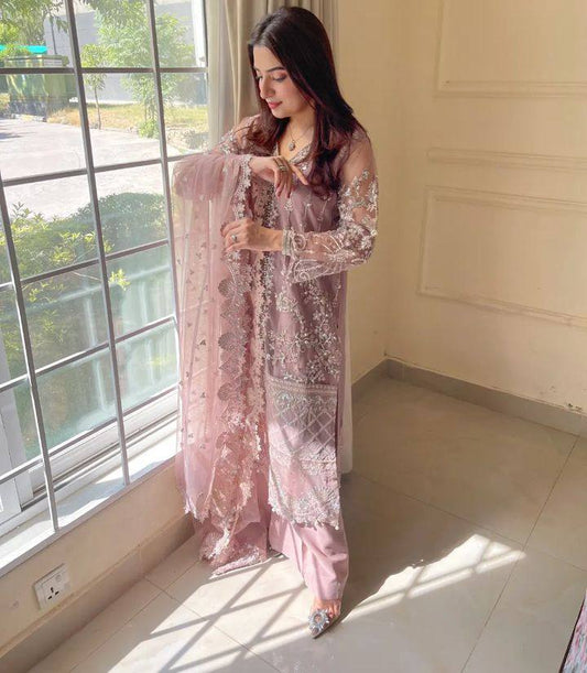 Heavy pakistani embroided suit