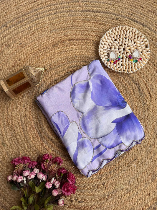 Floral Butterfly saree