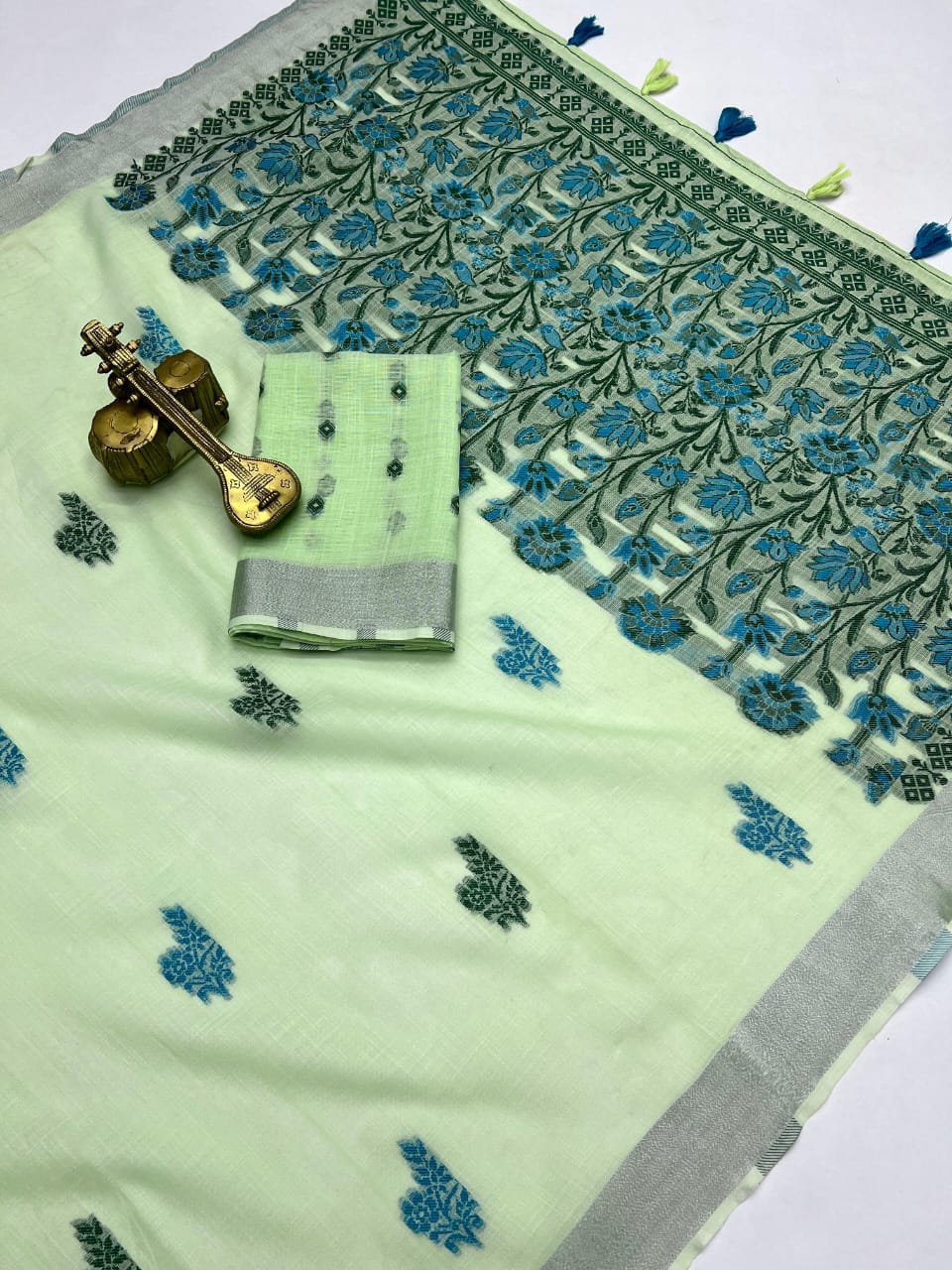 LINEN PATTERN SAREE
