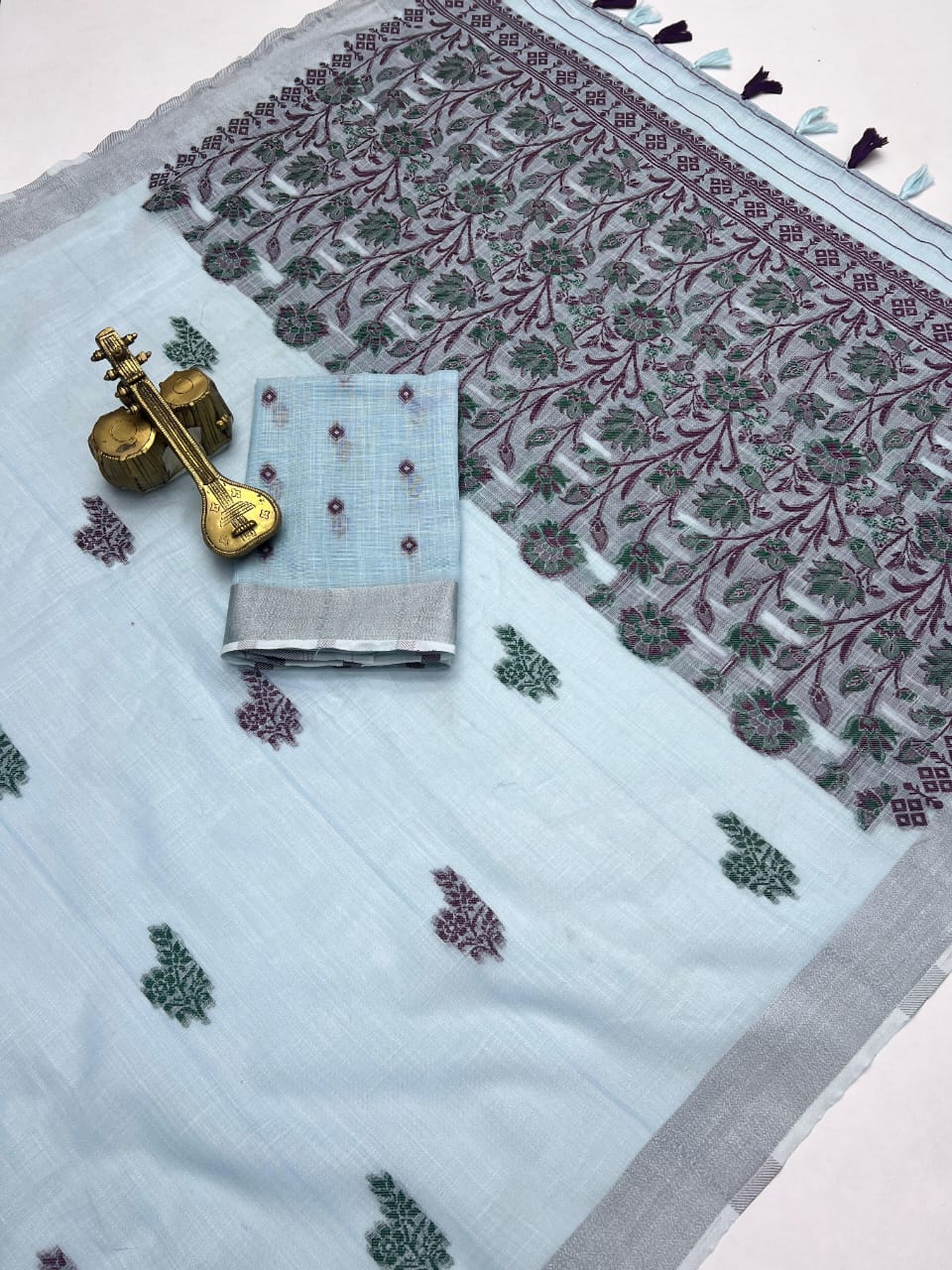 LINEN PATTERN SAREE