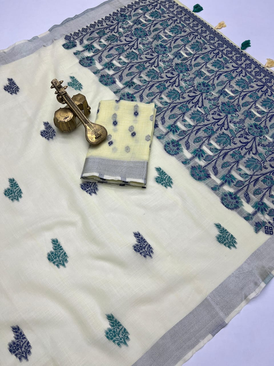 LINEN PATTERN SAREE
