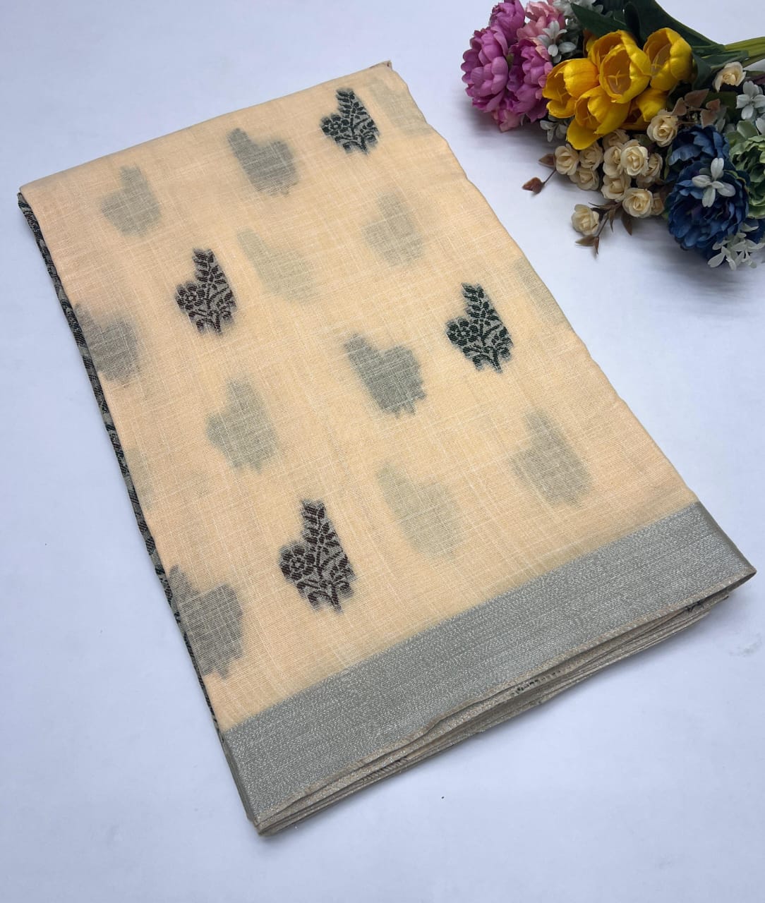 LINEN PATTERN SAREE