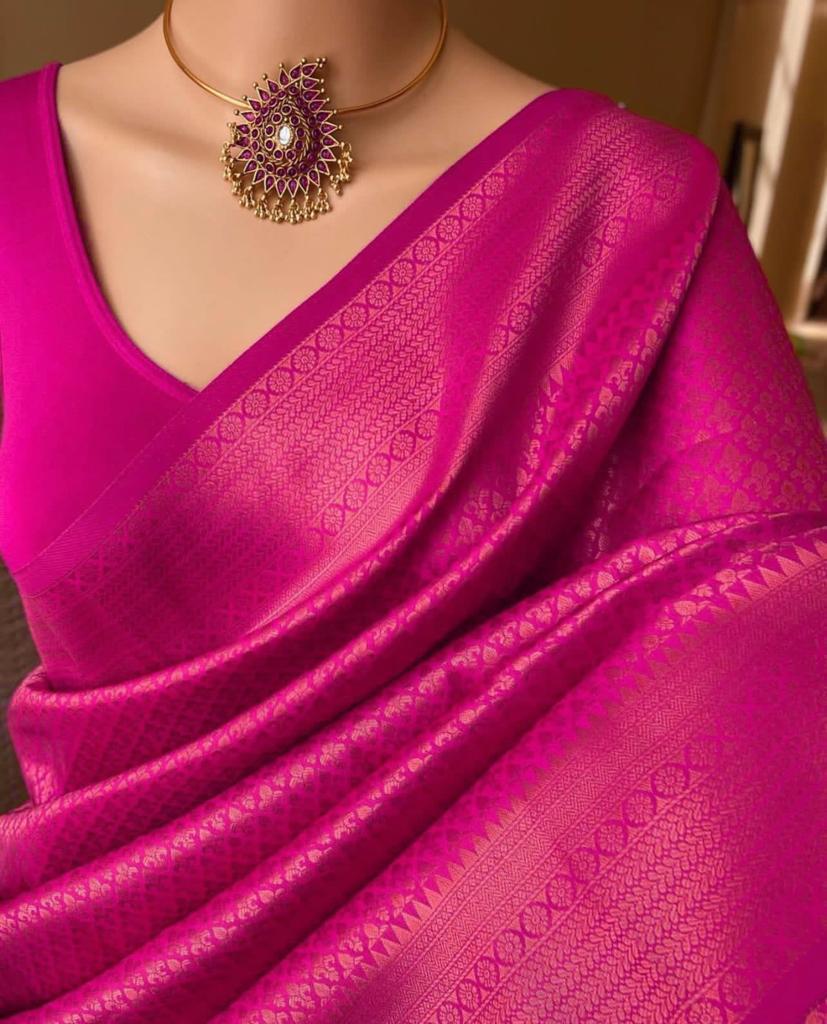 SOFT LICHI SILK SAREE