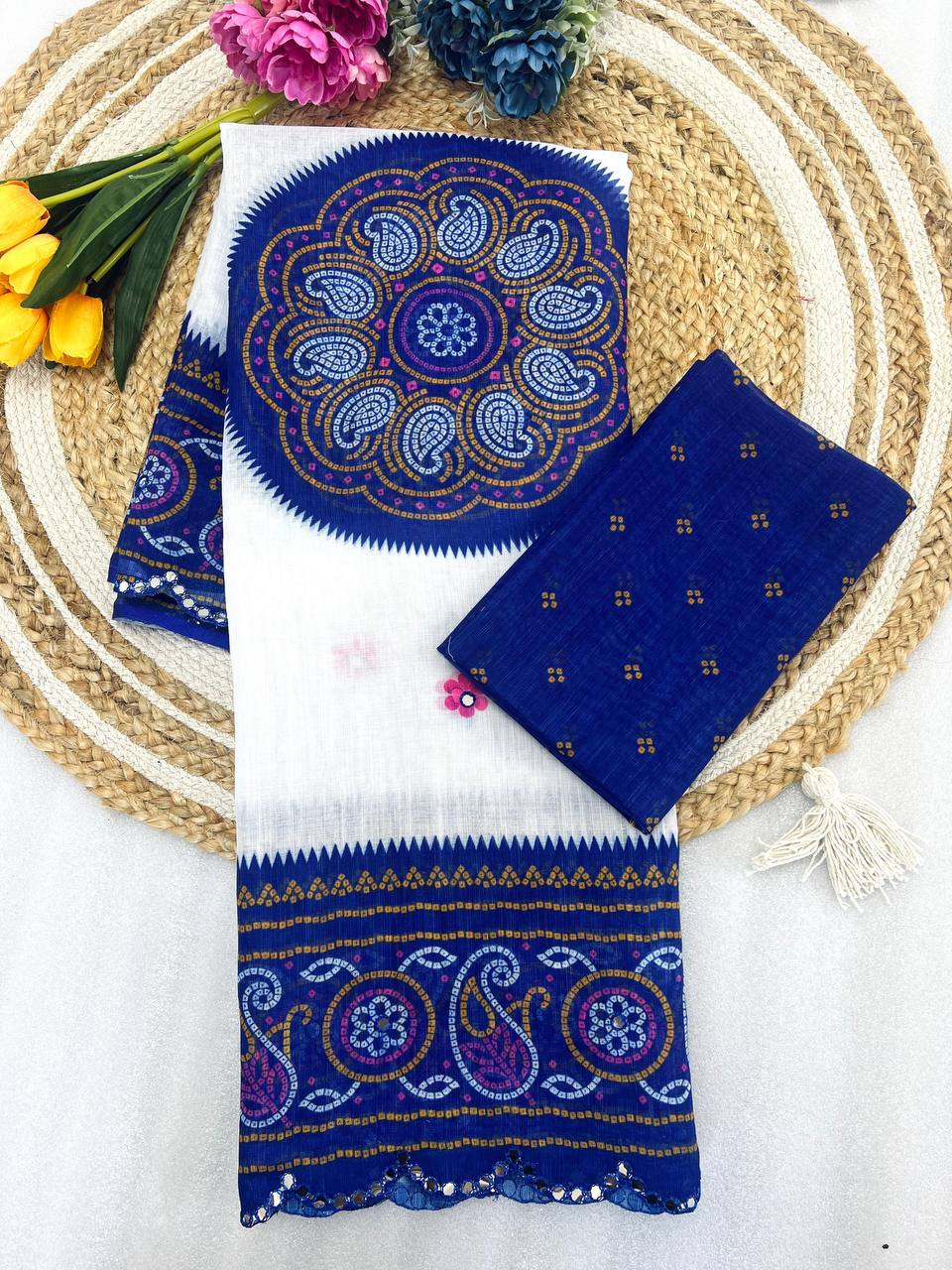 Classic Linen Saree