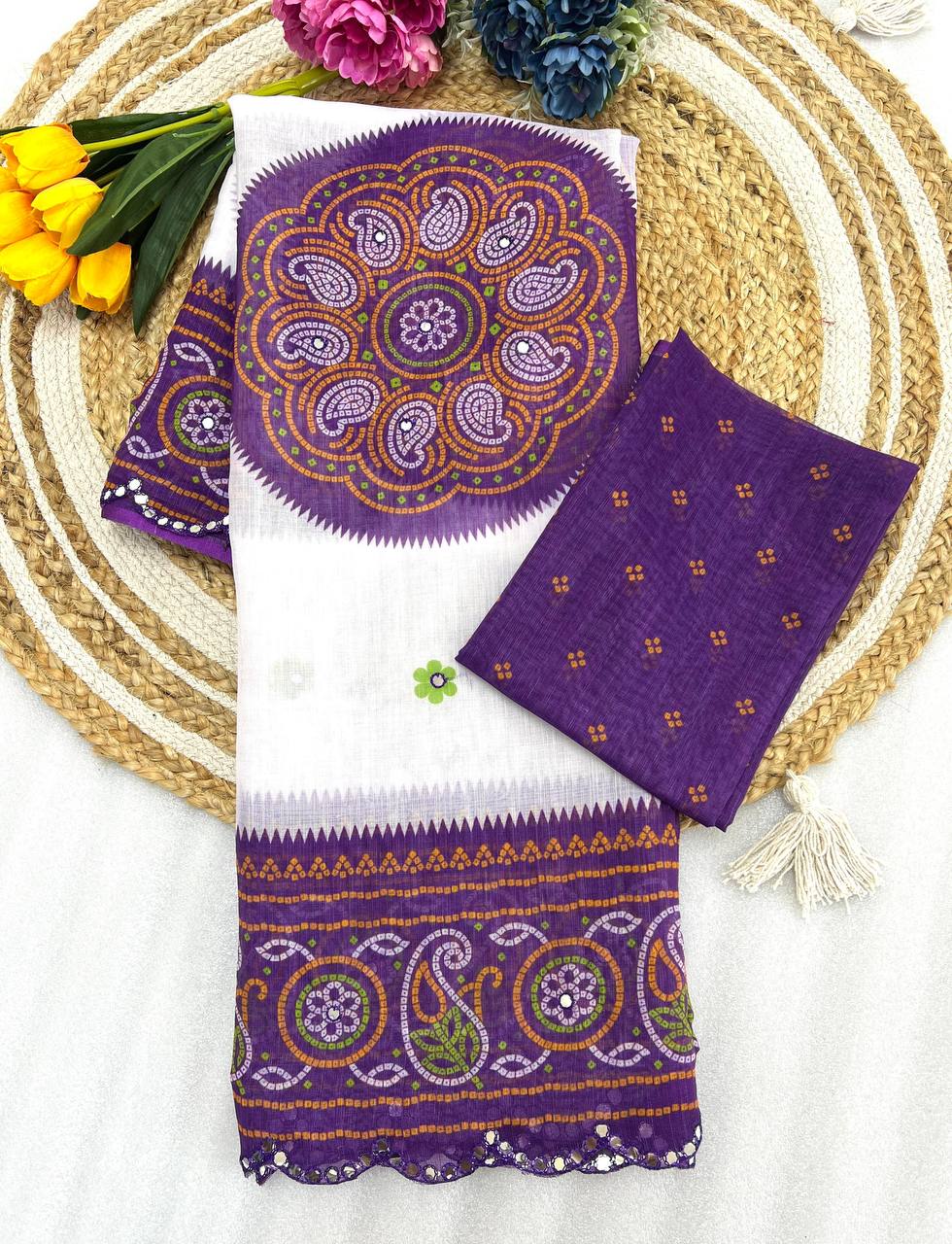 Classic Linen Saree