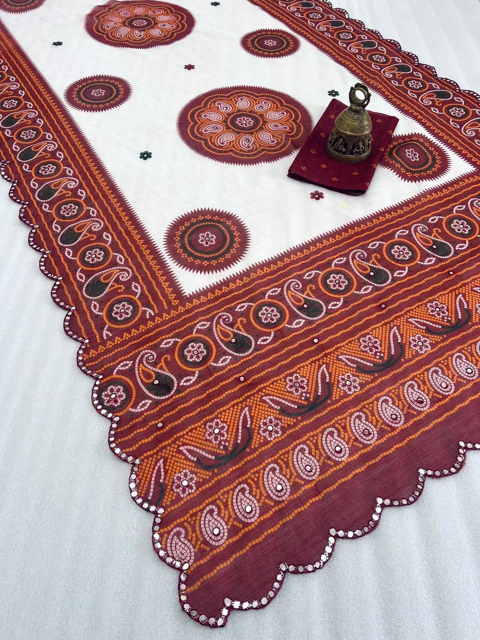 Classic Linen Saree