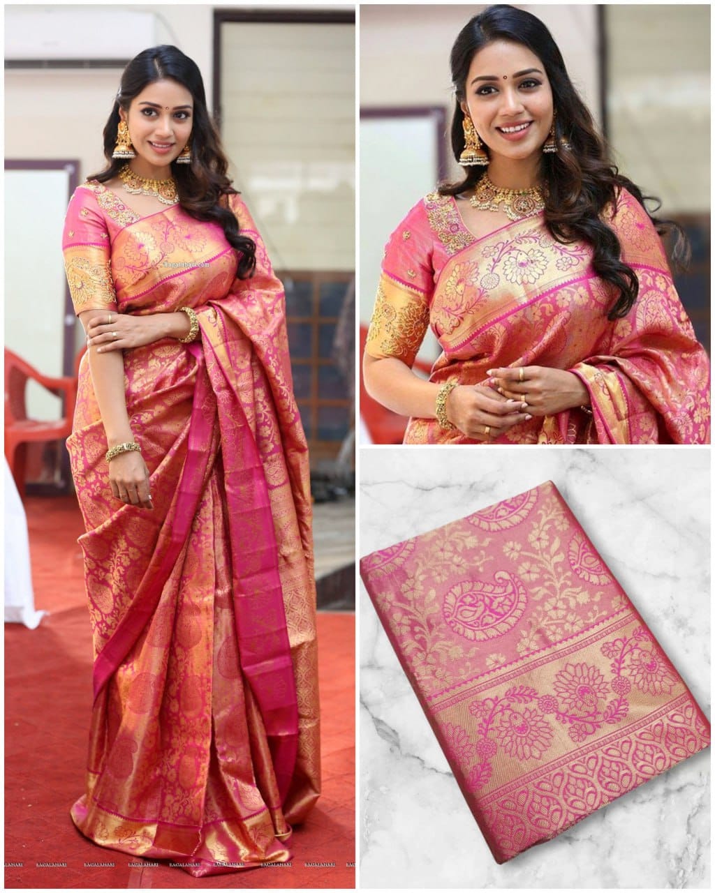 SOFT LICHI SILK SAREE