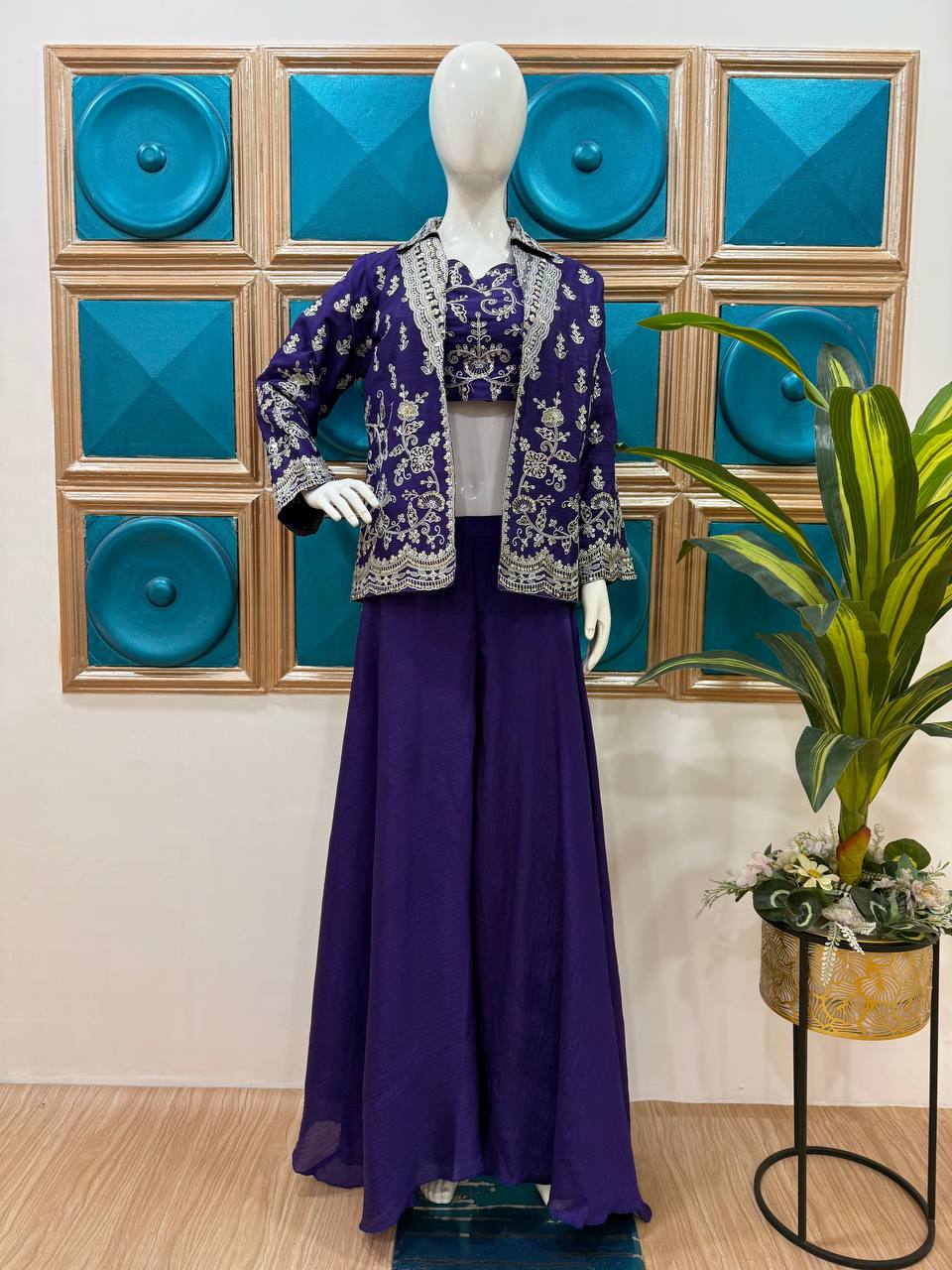 Premium Indo-Western 3-Piece Outfit | Trending Festive & Party Wear