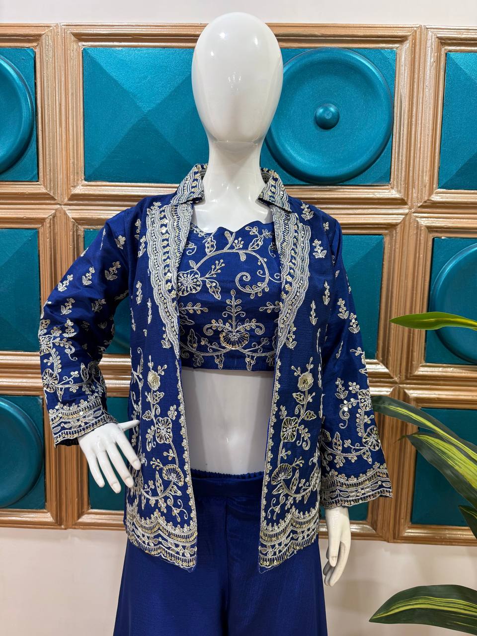 Premium Indo-Western 3-Piece Outfit | Trending Festive & Party Wear