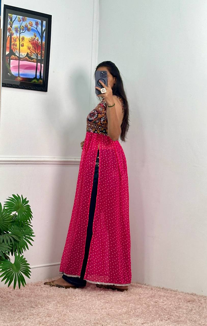 Heavy Embroidery Navratri Special Kurti